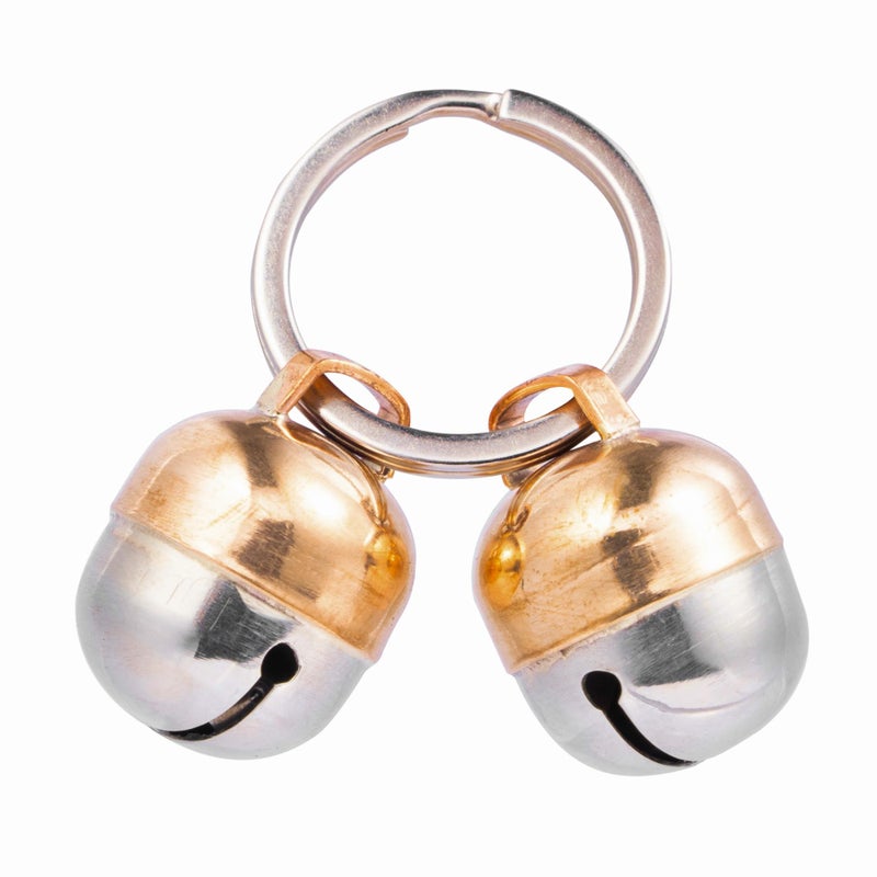 Beau's Bells 2 Extra Loud Cat & Dog Bells | Pet Tracker | Save Birds & Wildlife | Luxury Handmade Copper (Medium) - Image 1